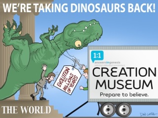 Creation Museum - Taking back the dinosaurs
