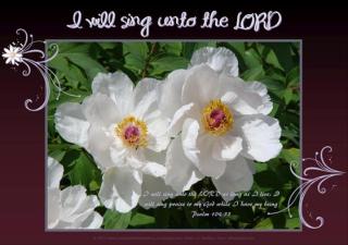 Free printable Bible verse poster featuring Psalm 104:33