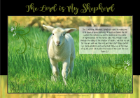 Psalm 23; Shepherd's Psalm; Bible Poster; free printable