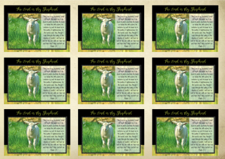 Psalm 23; Shepherd's Psalm; Bible Wallet Cards; free printable