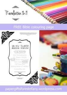 FREE Scripture Doodle; Revelation 2:9; free printable