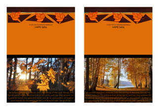 FREE Fall / Autumn note cards with Bible verse from James 5:7-8; free printable