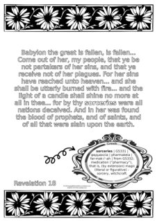 FREE Scripture Doodle; Revelation 18; free printable