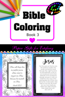 FREE Bible Coloring - Book3; FREE Bible verse colouring pages